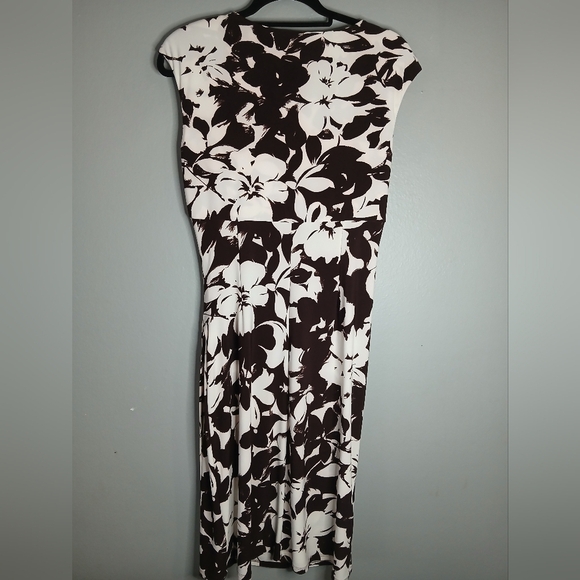 Lauren‎ Ralph Lauren Elegant Black and White Floral Dress - Picture 6 of 16